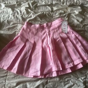 Baby Pink Tennis Skirt